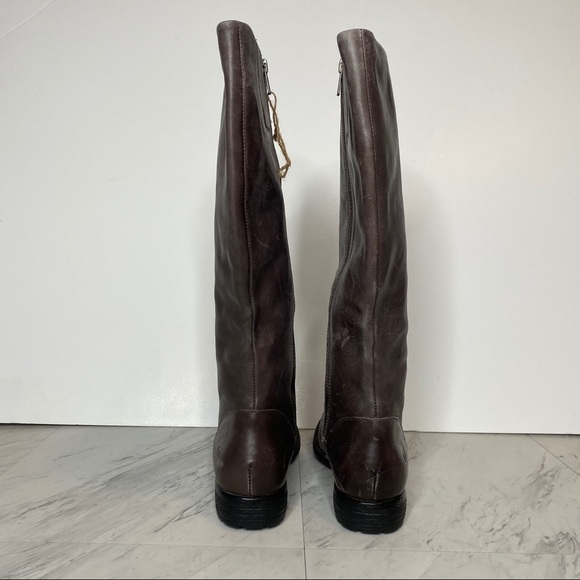 New! Born North Gray Leather Riding Boot 8M - Picture 3 of 14